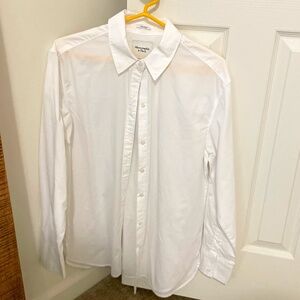Abercrombie & Fitch Women's Oversized White button down